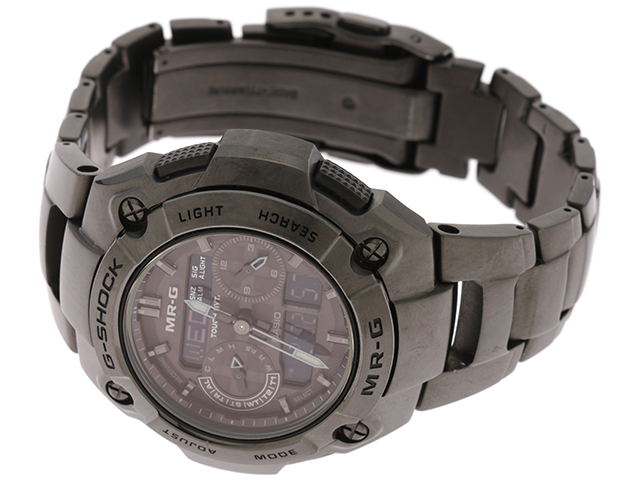 CASIO　カシオ　G-SHOCK MR-G　MRG-7700B-1BJF　TI　タフソーラー　電波【432】