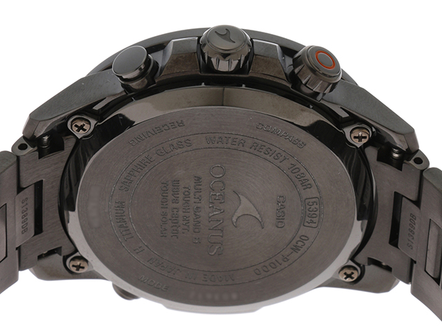 限定数特別価格 CASIO カシオ オシアナス OCW-P1000B-1AJF 黒文字盤 - 時計