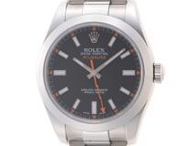 ROLEX ロレックス ミルガウス 116400 ブラック メンズ 自動巻き OH/外装仕上げ済み （2147100406962）【200】