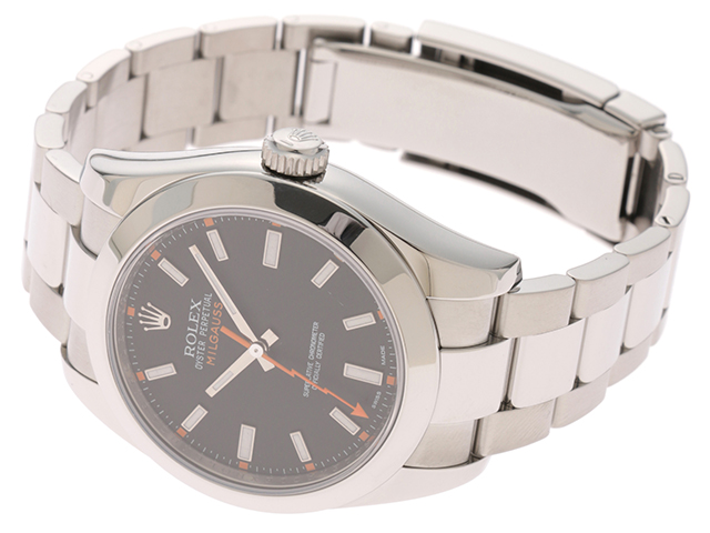 ROLEX ロレックス ミルガウス 116400 ブラック メンズ 自動巻き