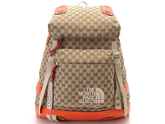 GUCCI×THE ＮORTH FACE バックパック 650294 キャンバス レザー