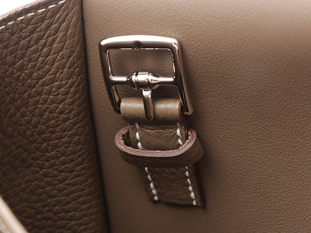 HERMES エルメス アルザン31 エトゥープ/SV金具 U刻印 2022年頃製造 【472】KS