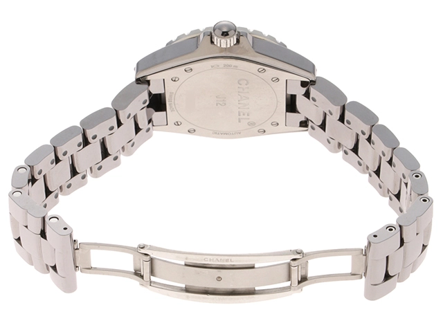CHANEL　シャネル　J12 クロマティック　H2934　CE/SS　グレー　メンズ　自動巻き2147100420968【432】