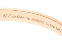 Cartier　カルティエ   ラブオープンブレスレット　ピンクゴールド 16サイズ【430】2147100421323