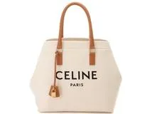 CELINE セリーヌ ホリゾンタル カバプリントトートバッグ 192162BNZ 02NT キャンバス レザー ナチュラル  タン【430】2147100423921 の購入なら「質」の大黒屋（公式）