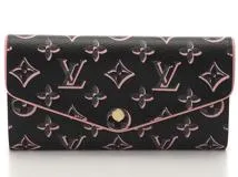 LOUIS VUITTON ルイヴィトン ポルトフォイユサラＮＭ Ｍ81477 フォールフォーユー  ブラック/ピンク【431】2147100424201 Ｔ の購入なら「質」の大黒屋（公式）