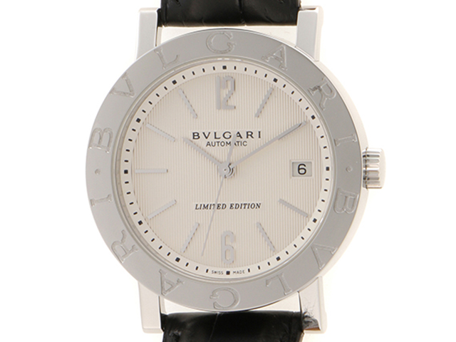 BVLGARI ブルガリ BB38SL SS/革 シルバー 自動巻き【432】 の購入なら