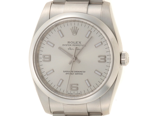 ロレックス ROLEX エアキング 114200 シルバー SS メンズ 腕時計