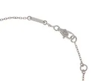 Van Cleef & Arpels　ヴァン クリーフ&アーペル　スウィートアルハンブラ　VCARO85600　ブレスレット　K18ホワイトゴールド　ダイヤモンド　2.4g　【432】2147100427899