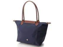 LONGCHAMP ロンシャン ル・プリアージュ オリジナルS ナイロン/レザー ネイビー/ブラウン L2605089556【434】  の購入なら「質」の大黒屋（公式）