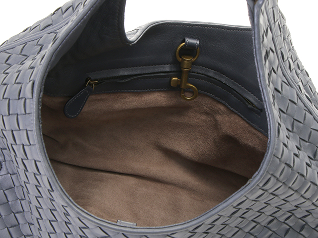 BOTTEGA VENETA ボッテガベネタ 179197 イントレチャート ネイビー ワンショルダー レザー 【205】 の購入なら「質」の大黒屋(公式) BOTTEGA VENETA ボッテガベネタ 179197 イントレチャート ネイビー ワンショルダー レザー 【205】 の購入なら「質」の大黒屋(公式)