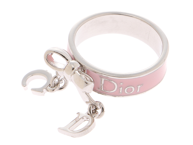 Ｄior リボンＣＤリング ピンク/ＳＳ ＃14【431】2147100437768 の購入