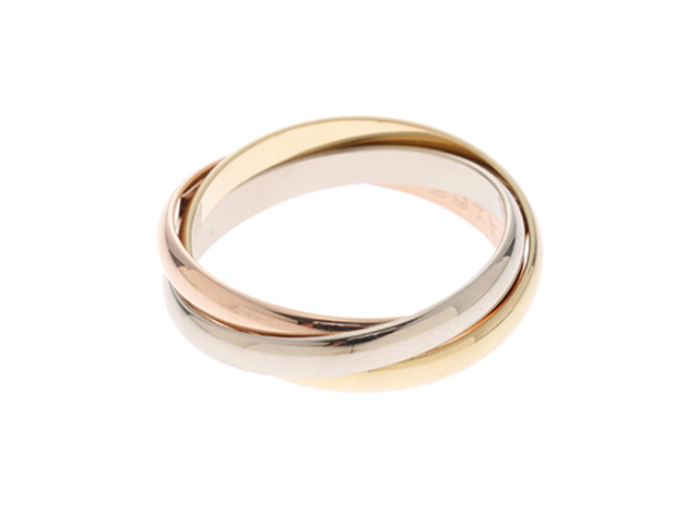 ネット限定】Cartier カルティエ トリニティ リング K18YG/WG/PG