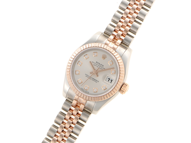 ROLEX ロレックス デイトジャスト 179171G シルバー ピンク