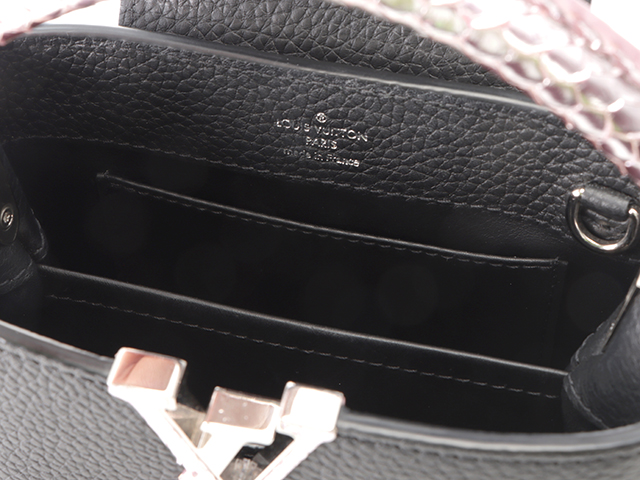 Louis Vuitton カプシーヌ　ミニ　パイソン LOUIS VUITTON ルイ・ヴィトン カプシーヌ MINI ハンドバッグ