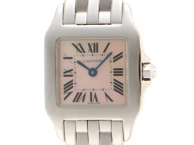 カルティエ CARTIER W25075Z5 ピンクシェル レディース 腕時計