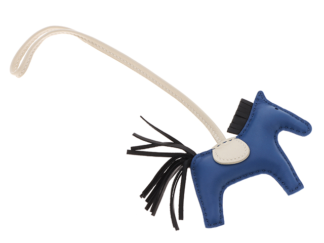 希少★ HERMES ロデオ　PM アニョーミロ　ノワール　ブルーザンジバル HERMES エルメス ロデオチャームPM ブルーフランス ノワール クレ