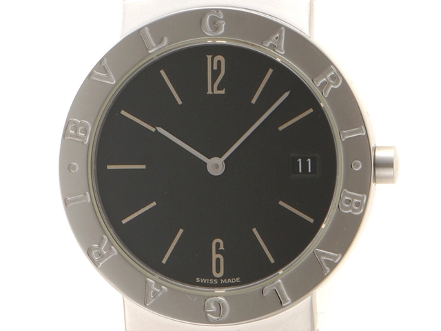 ブルガリ BVLGARI ブルガリブルガリ デイト BB33S ボーイズ 腕時計 ブラック 文字盤 クォーツ ウォッチ BVLGARIBVLGARI VLP 90185486