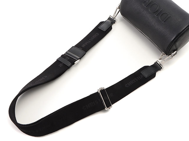 DIOR ディオール ローラー メッセンジャーバッグ ブラック レザー【431