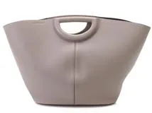 J&M DAVIDSON　ジェイアンドエム・デヴィッドソン　マーケットトート　グレージュ　レザー　1832N　2147100449617　【432】