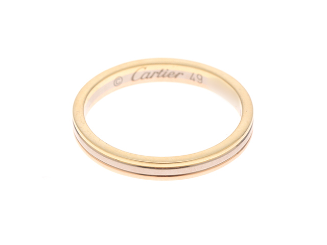 Cartier カルティエ ルイカルティエヴァンドーム リング K18イエローゴールド/ホワイトゴールド/ピンクゴールド 2.2g  【430】2147100456486 の購入なら「質」の大黒屋（公式）