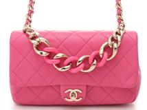 CHANEL シャネル　マトラッセ23 チェーンショルダー ピンク/GP ラムスキン　433