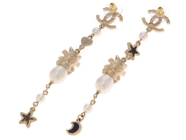 シャネルライオンモチーフパールピアス 楽天市場】シャネル ライオン イヤリングの通販