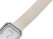 CHANEL シャネル 腕時計 レディース プルミエール H2433 シェル文字盤 ダイヤモンドベゼル  ステンレススチール ラバー 2147100461633【430】