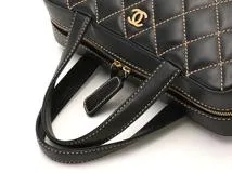 CHANEL シャネル ワイルド ステッチハンドバッグ ブラック A14692