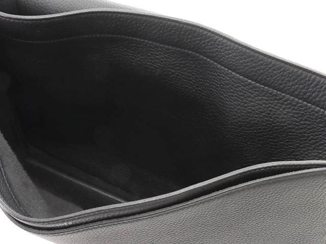 HERMES エルメス サックアデペッシュ38 マチ2 ブラック/トリヨン/SV