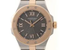 2022年正規品 Chopard ショパール 腕時計 アルパイン イーグル41 298600-6001 18Kローズゴールド/ステンレススティール ベルニナグレー文字盤 自動巻き【472】SJ