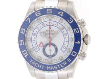 2017年9月並行品 ROLEX ロレックス 腕時計 ヨットマスターII 116680 ホワイト文字盤 ステンレス ベンツ針 自動巻【472】SJ