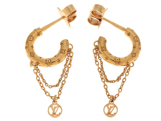 【極美品】ルイヴィトン ブックルドレイユ ミニフープ ナノグラム LOUIS VUITTON ルイヴィトン ブックルドレイユ・ミニフープ