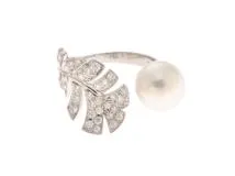 CHANEL シャネル プリュムドゥR J10831 WG P D0.47ct 4.6g ＃50