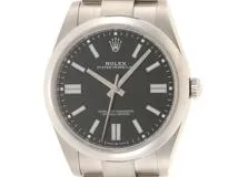 2024年5月正規未使用品 ROLEX ロレックス 腕時計 オイスター パーペチュアル41 124300 ブライトブラック文字盤 オイスタースティール  自動巻【472】SJ の購入なら「質」の大黒屋（公式）