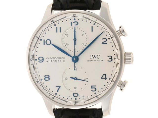 IWC ポルトギーゼ・クロノグラフ IW371605 腕時計 ウォッチ シルバー文字盤
