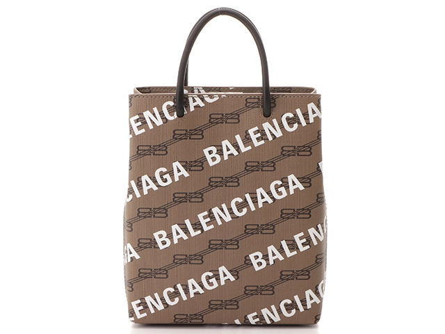 BALENCIAGA /バレンシアガ ショッピング バッグ BB モノグラム ベージュ PVC/レザー 693805 210H9 2769  【472】KS の購入なら「質」の大黒屋（公式）