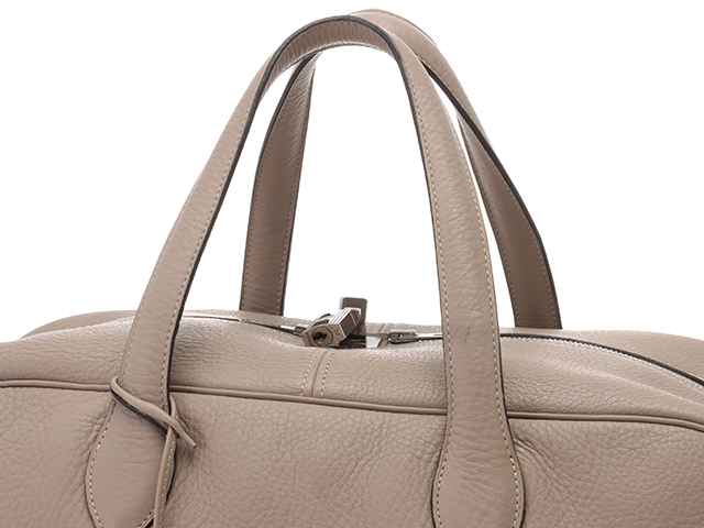 HERMES エルメス ヴィクトリア43 グレー トリヨンクレマンス SV
