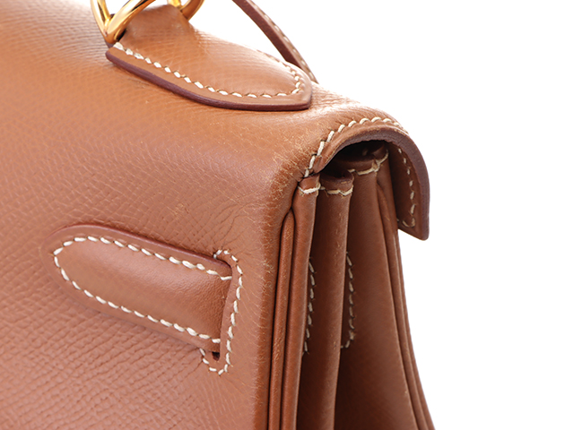 HERMES エルメス ケリー32 クシュベル ゴールド 内縫い □D刻印 2000年
