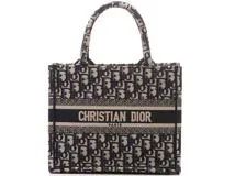Dior ディオール オブリーク ブックトートスモール ネイビー