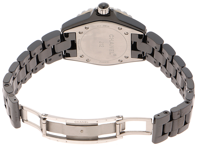 CHANEL シャネル J12 H0682 CE/SS クオーツ レーディス時計【434