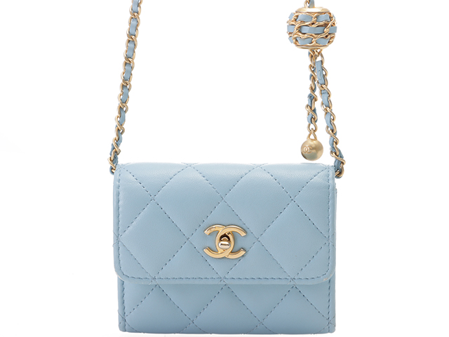 CHANEL シャネル マトラッセ ショルダーバッグ チェーンコイン