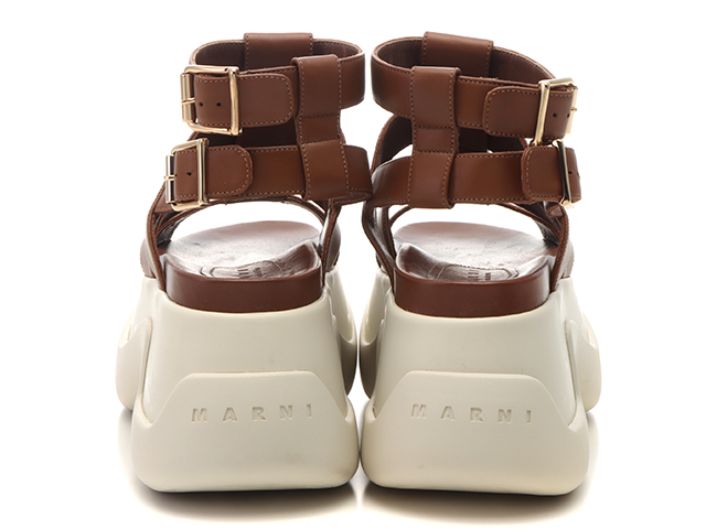 MARNI マルニ サンダル チャコールグレー 2108423G0226 MARNI マルニ ARAS 23 グラディエーターサンダル レディース36
