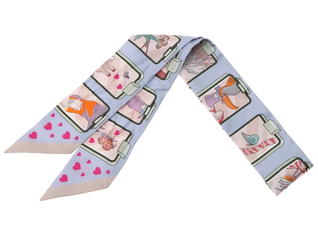 HERMES エルメス ツイリー ボルデュック 2本セット HERMES ツイリー2