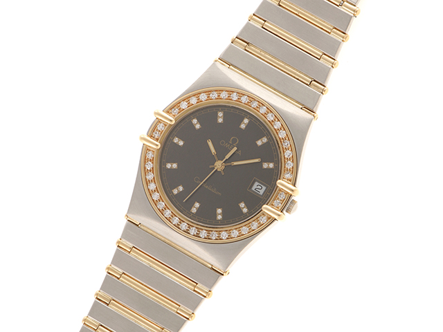 OMEGA オメガ 時計 コンステレーション ダイヤベゼル グレー