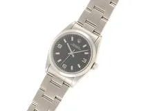 ROLEX　ロレックス　時計　オイスター　パーペチュアル　67480　ブラック文字盤　ステンレススチール　自動巻　男女兼用　【430】2147100493429