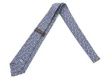 LOUIS VUITTON ルイヴィトン 小物 ネクタイ ブルー シルク M70374【472 