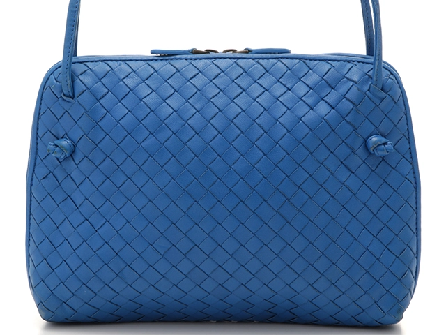 BOTTEGA VENETA ボッテガ・ヴェネタ イントレチャート ノディーニ ブルー レザー 245654【432】2147100498660 の 購入なら「質」の大黒屋（公式）