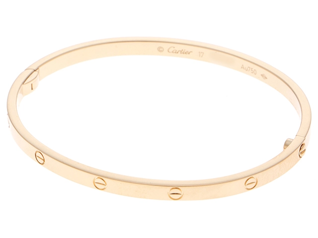 カルティエ 18Kイエローゴールド ラブブレスレット 17 B6047518 Cartier カルティエ ラブブレスレット SM #17 K18イエロー