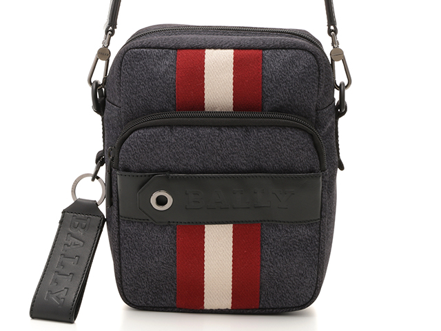 BALLY ネイビー レザー バッグ BALLY ネイビー レザー バッグ